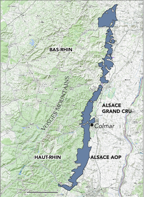 Alsace map