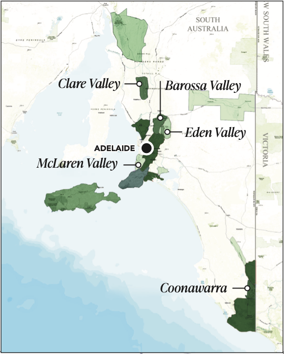 South Australia map