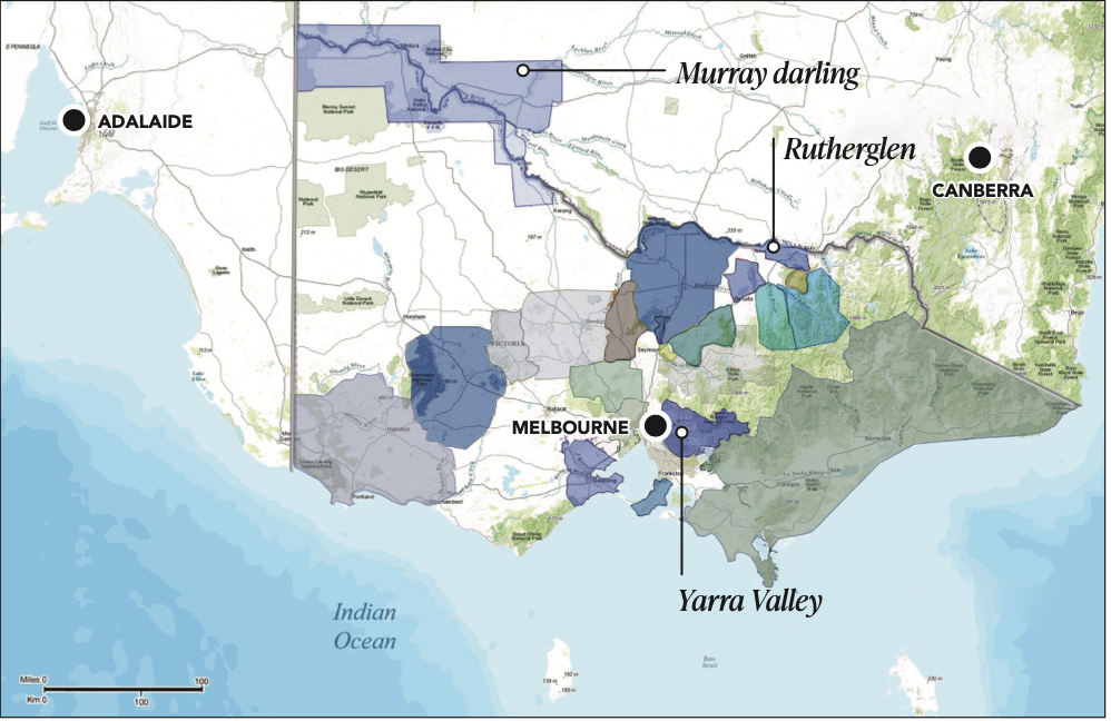 Victoria map