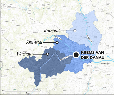 Danube, Austria map