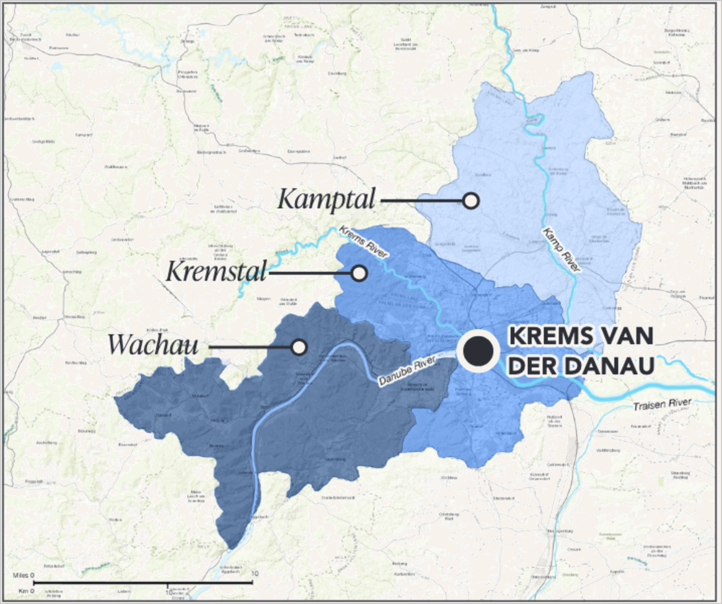 Kremstal map