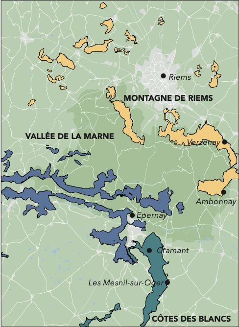 Champagne map