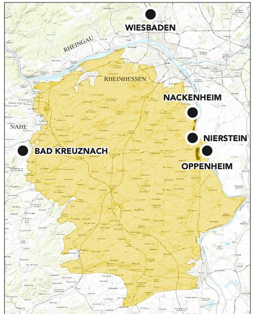 Rheinhessen map