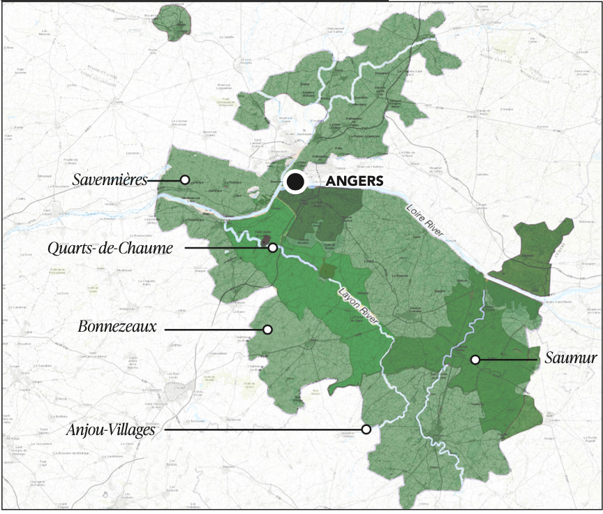 Anjou-Saumur map