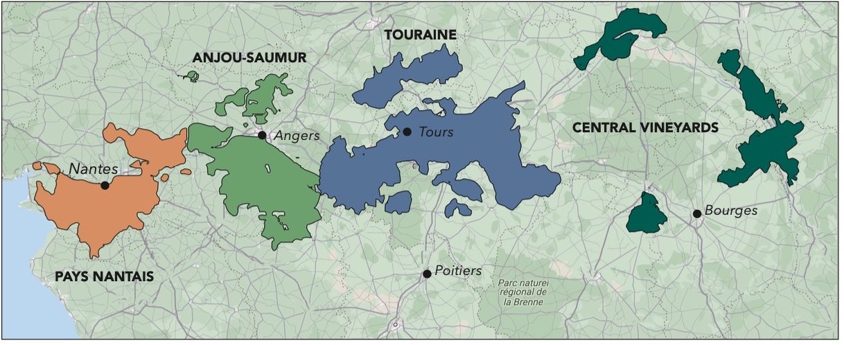 Loire overview map