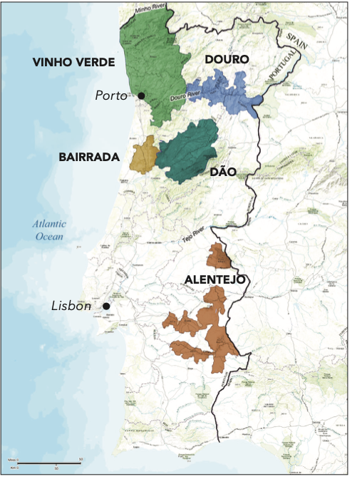 Portugal overview map