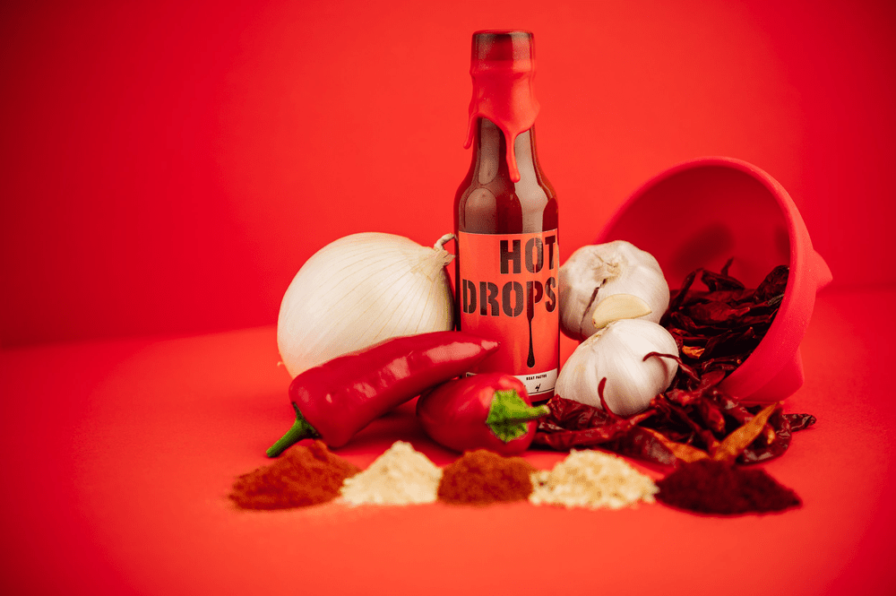 Hot Drops in use on tacos
