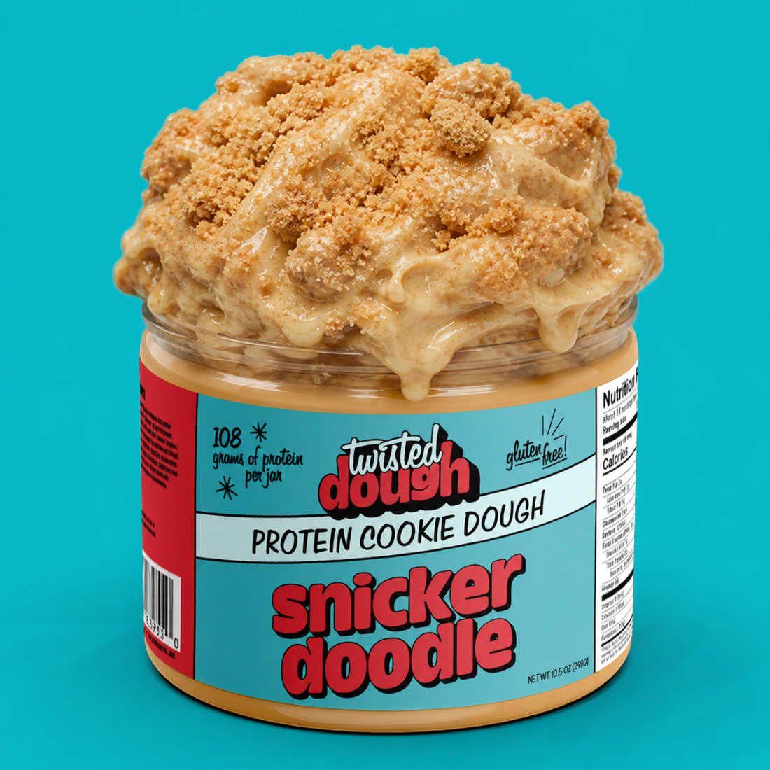 Snickerdoodle jar, full bleed