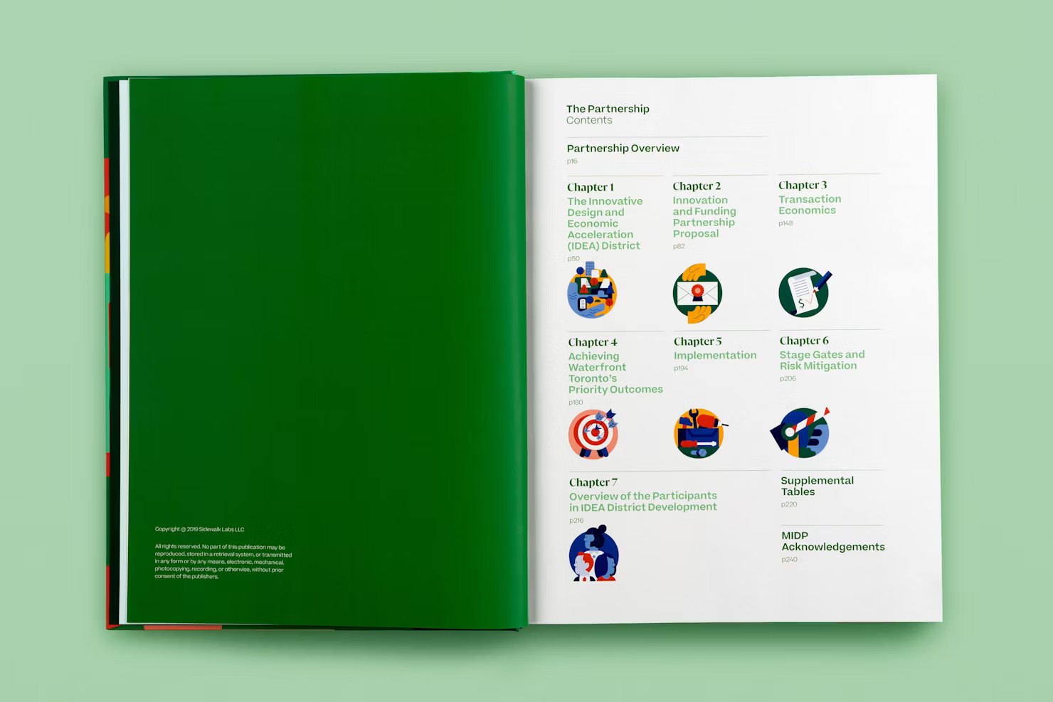 The Partnership, table of contents