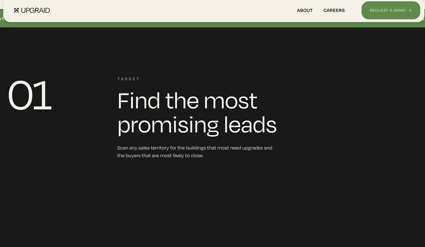 Target section, find the most promising leads